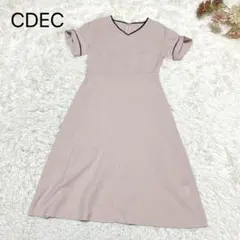 s2752【クードシャンス】半袖 フレア ロング ワンピース 大人ガーリー XS