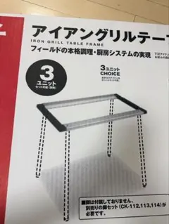 【新品、未使用】peak IGT3ユニットブラックフレーム　2つセット セパレートIGT フレーム 3ユニット| スノーピーク(Snow Peak)