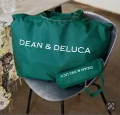 DEAN＆DELUCA　ビッグトートバッグ　グリーンのサムネイル