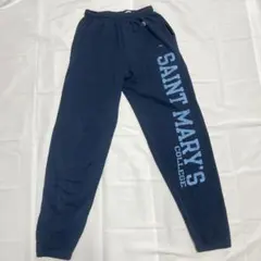 Champion チャンピオン スウェットパンツ 【S】 ネイビー カレッジロゴ