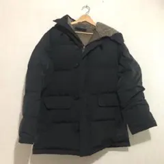 ユニクロ LL ダウン90 黄金比 ダウンコート ボア付フード XL