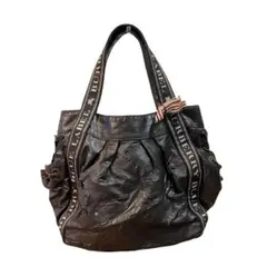 d*7様 BURBERRY BLUE LABEL ブラック トートバッグ