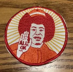 EVISBEATS ALL OK ワッペン　赤　オレンジ　amida