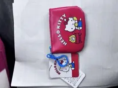 HELLO KITTY ピンクポーチ キーチェーン付き