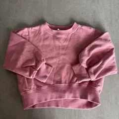 【美品】petit main ピンク トレーナー 110
