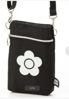 マリークヮントスマホショルダーバッグ 黒