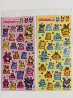 ✨正規品✨サンリオキャラクター　ロディ　キラフチ樹脂盛りシール　マイメロ　シナモ