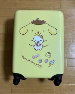 ポムポムプリン　キャリーケース イエロー サンリオ当たりくじ　TASロック付き