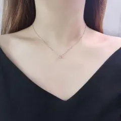 SALE 1粒 ダイヤ ネックレス サージカルステンレス シルバー