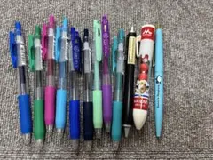 ボールペン 11本とシャーペン1本セット 多色 キャラクター付き