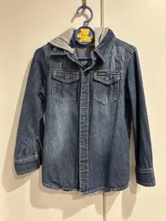 キッズデニムシャツ♡フード付き