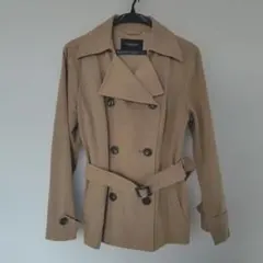 美品！BURBERRY ベージュ トレンチハーフコート　40