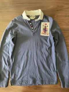 ヴィンテージ ラルフローレンラグビー ラガーシャツ エンブレム付19