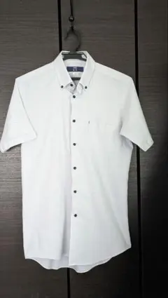 半袖ワイシャツ PERSON'S FOR MEN ビジネス ブルーグレー