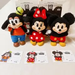 ミッキーファミリーミッキー・ミニー・グーフィー ぬいぐるみセット