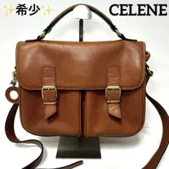 ✨希少✨美品✨CELENE サークルチャーム付き2wayレザーバッグ