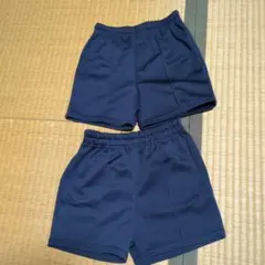 短パン　体操服 ネイビー 120サイズ　２枚セット