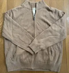 llbeanフルジップニット