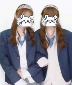 イーストボーイ　白　カーディガン Vネック　11号 EASTBOY ホワイト