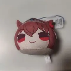 ウマ娘　耳付きまるっこマスコット　ダイワスカーレット