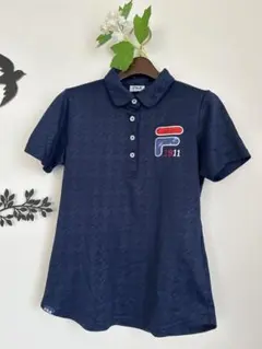 【MOKO様専用】FILA ネイビー 半袖ポロシャツ レディース