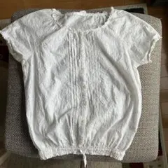 【2回短時間着用】アースミュージックアンドエコロジー　トップス　白　シャツ