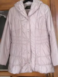 Leilian 薄いパールピンクダウンコート