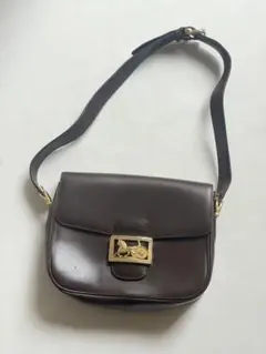 CELINE セリーヌ ヴィンテージ ショルダーバッグ 茶