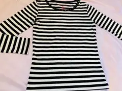 レピピアルマリオ　Ｓサイズ　黒✖️白ボーダー　薄手長袖カットソー