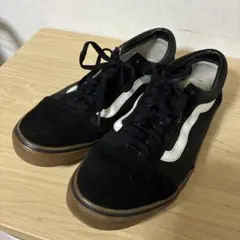 VANS OLD SKOOL ガムソール ブラック オールドスクール　29