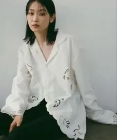 anuke Cutwork Opencollar Shirts - メルカリ