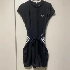 adidas ジャンプスーツ XOT (XXL)サイズ 黒 レディース