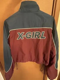 X-girl コントラストパイピングジャケット