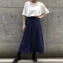 新品未使用品⭐︎ ヨーコモリモト アシンメトリーデザイン ロングスカート　春夏