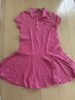 Polo Ralph Lauren 半袖ワンピース M(10) ピンク