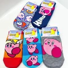 【新品未開封】フクスケ福助　星のカービィ　キッズ靴下　ソックス13-19cm×5