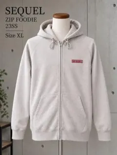 【極美品】SEQUEL ZIP FOODIE 23SS シークエルパーカー XL