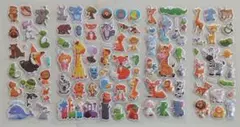 【最終値下げ】【未使用】動物キャラクターシール 5シートセット②