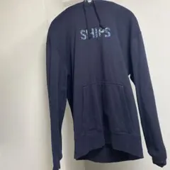 SHIPS フラワー柄SHIPSロゴ　パーカーのサムネイル