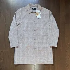 【未使用品】AZUL ハウンドトゥース ステンカラーコート ベージュ Sサイズ