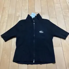 INGNI 黒 半袖ジップアップトップス