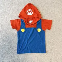 マリオ フード付きTシャツ 110cm ユニバーサルスタジオジャパン