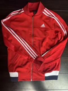 adidas レッド ジャージ　ジャケットパンツ　上下セット