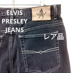 希少 ELVIS PRESLEY JEANS ヴィンテージ　デニム 　黒　85