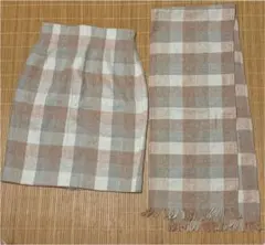 タイトスカートとマフラーセット