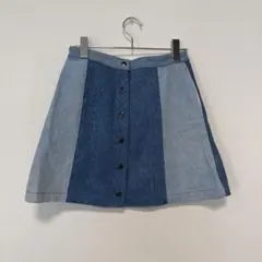 デニム Aライン スカート