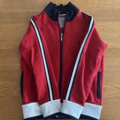 Ferrari レッド ジップアップパーカー