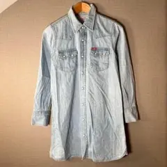 【Lee × earth music&ecology】デニムシャツワンピース