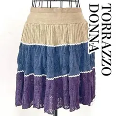 TORRAZZO DONNA レースフレアスカート 春夏【aam028】