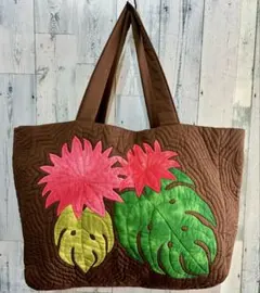 ハワイアンキルト 大型 トートバッグ